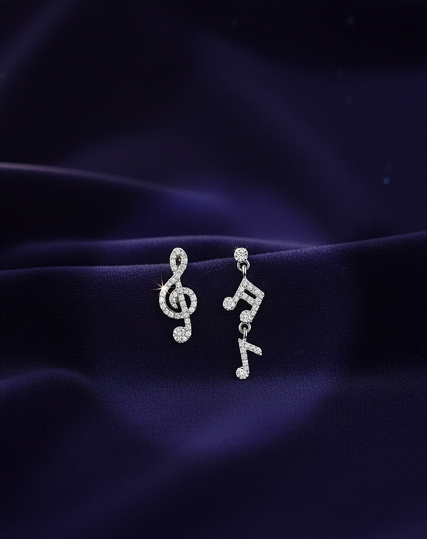 Music Gem Stone Earrings