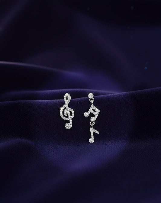 Music Gem Stone Earrings