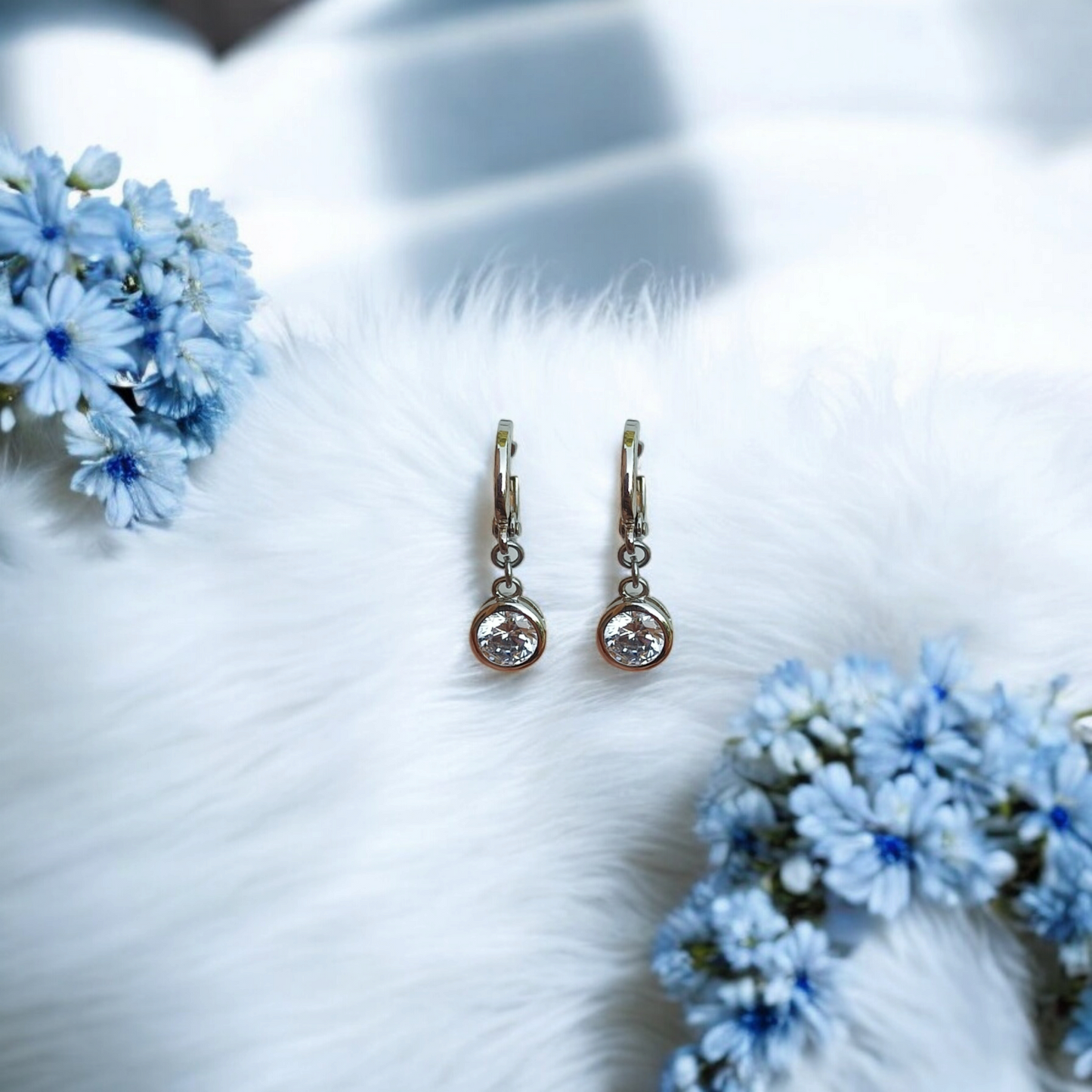 Crystal Drop Dangles Earrings