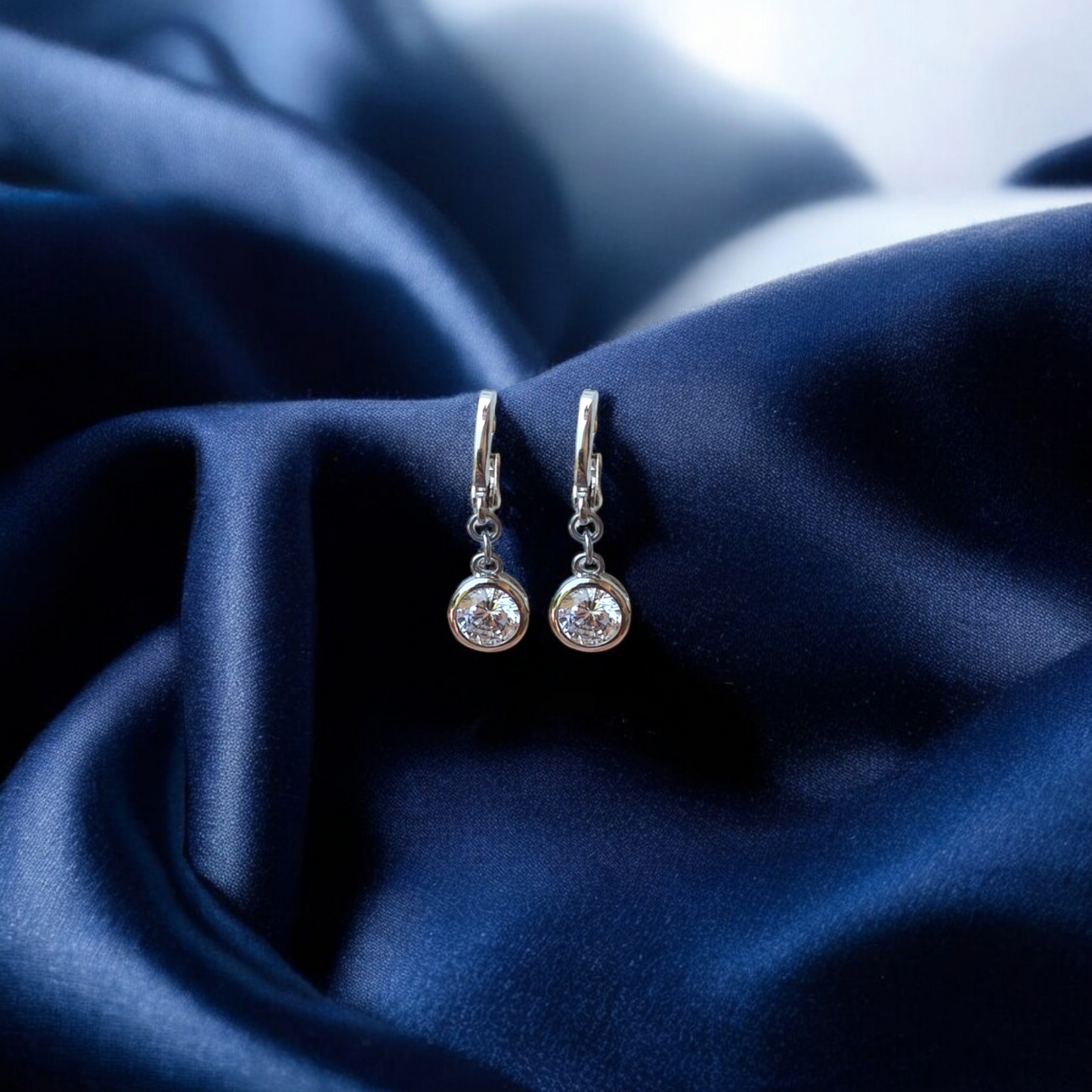 Crystal Drop Dangles Earrings