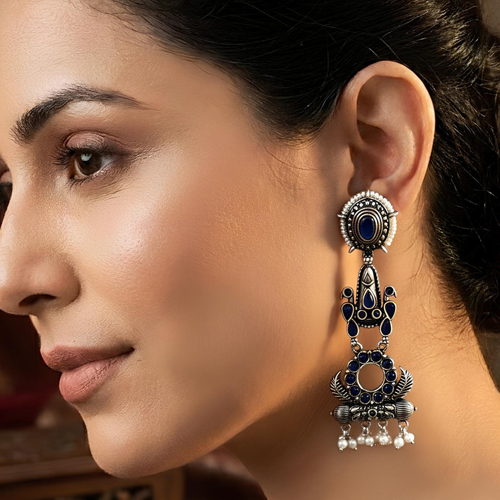 Handcrafted Silver Dangle Earrings