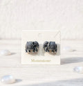 Elephant Silver Studs.