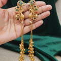 Peacock Ear Cuffs