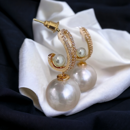 Radiance in Every Pearl - Drop Earrings
