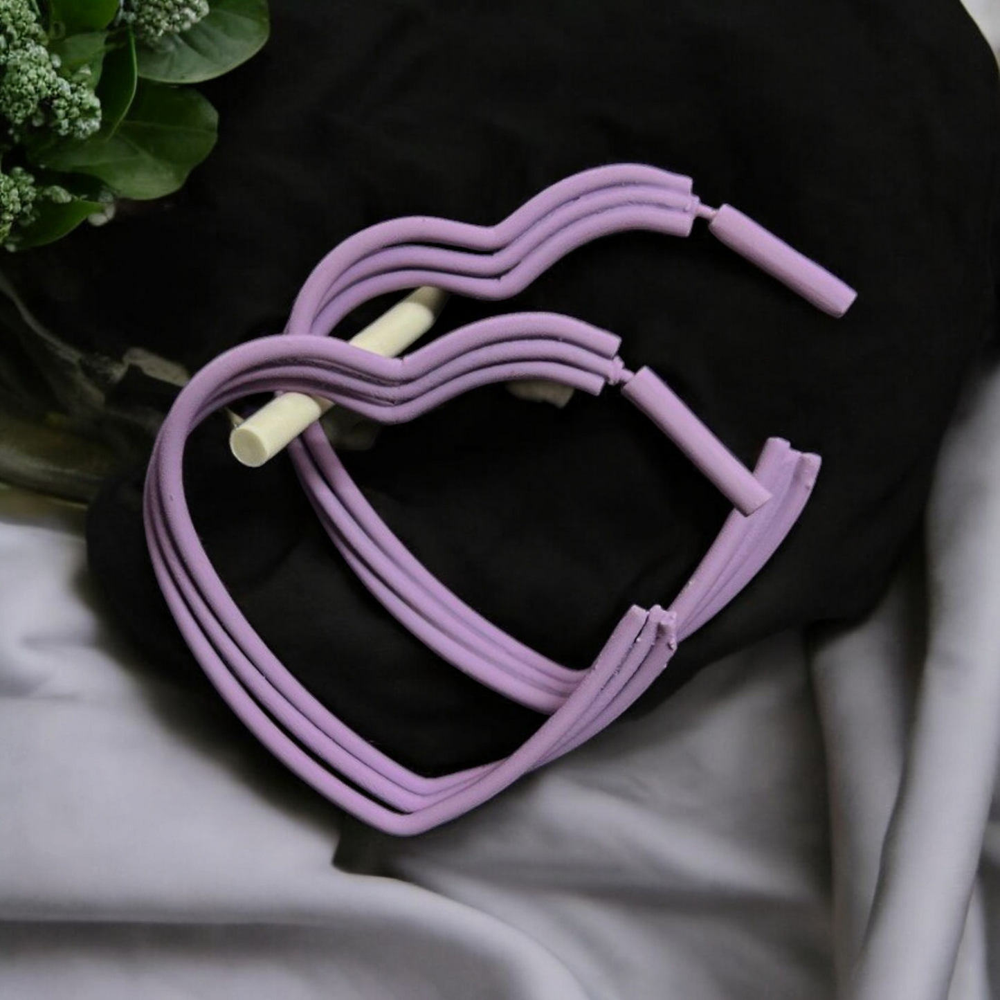 Heart Hoops Earrings