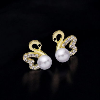 Swan Song Stud Earrings